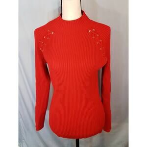 INC International Concepts Red sweater.